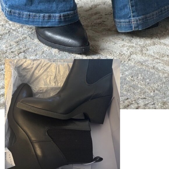 Brand new heeled/wedge Naturalizer booties - Picture 1 of 1